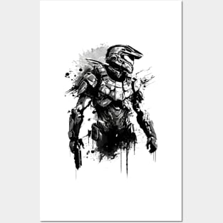 Halo Master Chief - Original Artwork Posters and Art